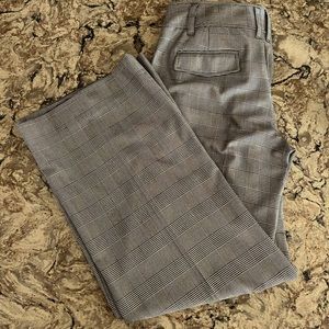 MK Millbrook Fit Checker Printed Trousers/Slacks